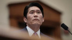 Robert Hur investigated U.S. President Joe Biden’s mishandling of classified documents and published a final report with contentious conclusions about Biden’s memory. (Win McNamee/Getty Images)